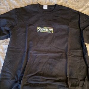 Supreme FW23 Camo Box Logo Tee Balck (XL)